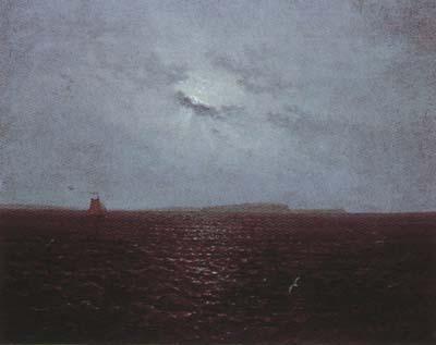 Carl Gustav Carus Night Scene on Rugen (mk10) oil painting image
